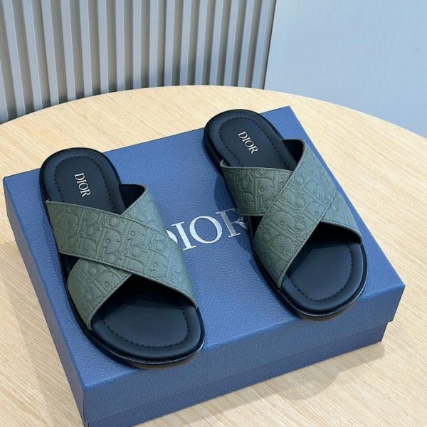 repliche,replica,perfette,siti di,affidabili,migliori siti,dove comprare,1:1,scarpe da ginnastica Ciabatte da uomo in pelle Dior Alias