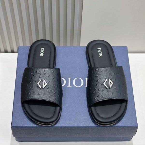 repliche,replica,perfette,siti di,affidabili,migliori siti,dove comprare,1:1,scarpe da ginnastica Ciabatte da uomo in pelle Dior Alias