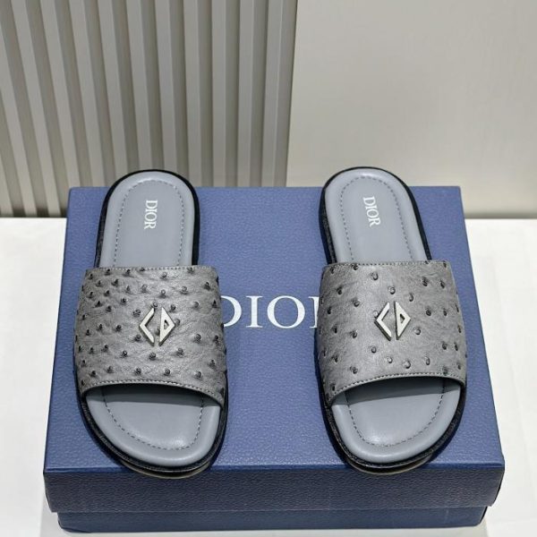 repliche,replica,perfette,siti di,affidabili,migliori siti,dove comprare,1:1,scarpe da ginnastica Ciabatte da uomo in pelle Dior Alias