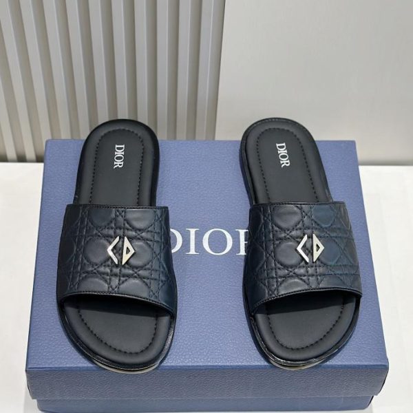 repliche,replica,perfette,siti di,affidabili,migliori siti,dove comprare,1:1,scarpe da ginnastica Ciabatte da uomo in pelle Dior Alias
