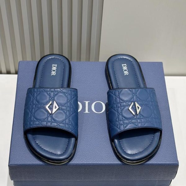 repliche,replica,perfette,siti di,affidabili,migliori siti,dove comprare,1:1,scarpe da ginnastica Ciabatte da uomo in pelle Dior Alias
