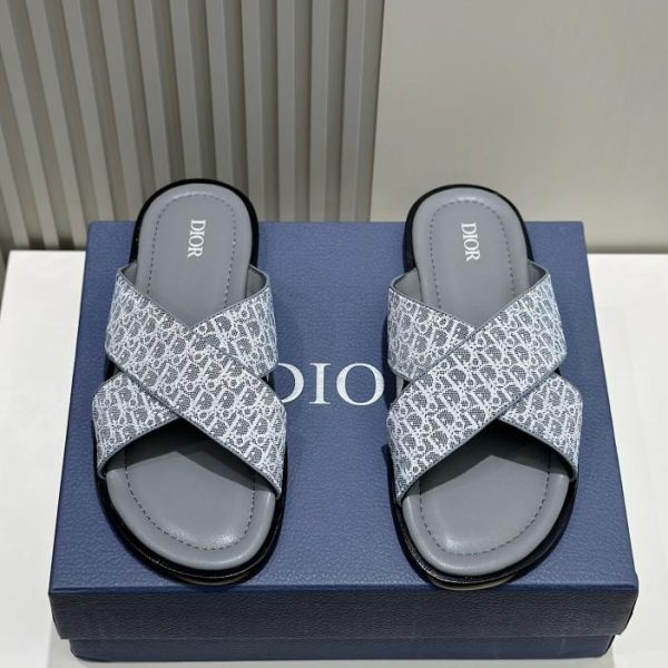 repliche,replica,perfette,siti di,affidabili,migliori siti,dove comprare,1:1,scarpe da ginnastica Ciabatte da uomo in pelle Dior Alias