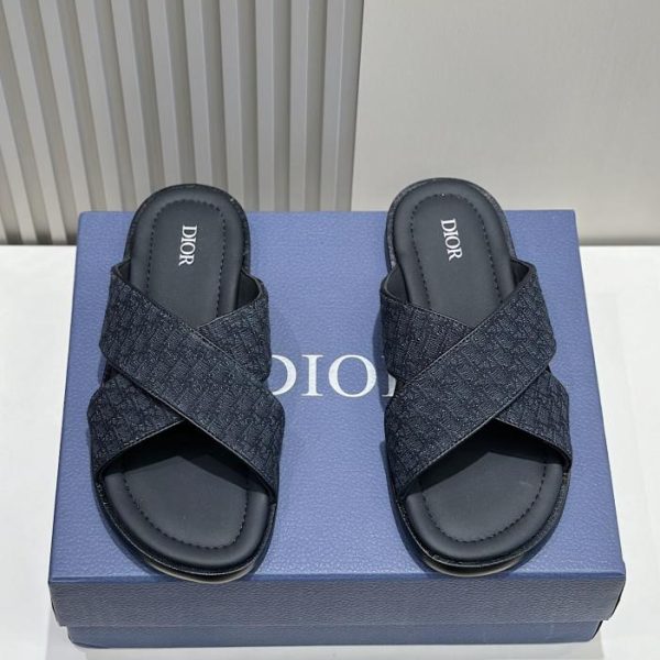 repliche,replica,perfette,siti di,affidabili,migliori siti,dove comprare,1:1,scarpe da ginnastica Ciabatte da uomo in pelle Dior Alias