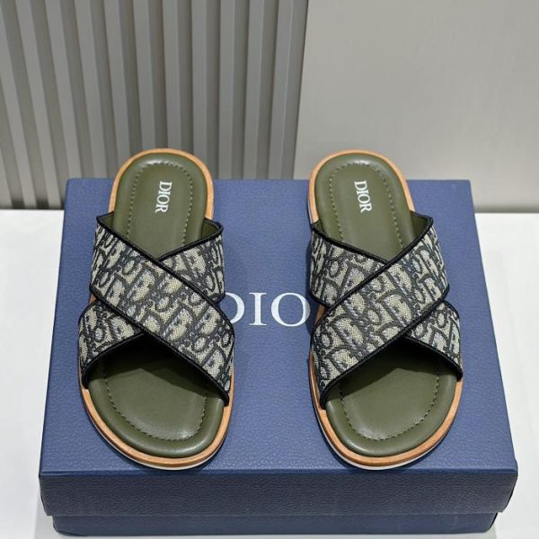 repliche,replica,perfette,siti di,affidabili,migliori siti,dove comprare,1:1,scarpe da ginnastica Ciabatte da uomo in pelle Dior Alias