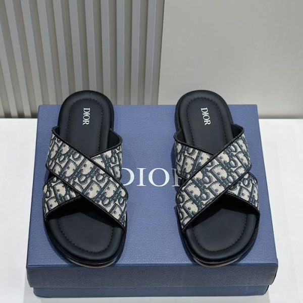repliche,replica,perfette,siti di,affidabili,migliori siti,dove comprare,1:1,scarpe da ginnastica Ciabatte da uomo in pelle Dior Alias
