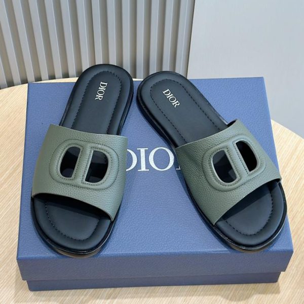repliche,replica,perfette,siti di,affidabili,migliori siti,dove comprare,1:1,scarpe da ginnastica Ciabatte da uomo in pelle Dior Alias