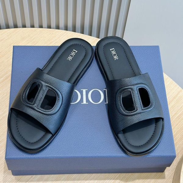 repliche,replica,perfette,siti di,affidabili,migliori siti,dove comprare,1:1,scarpe da ginnastica Ciabatte da uomo in pelle Dior Alias