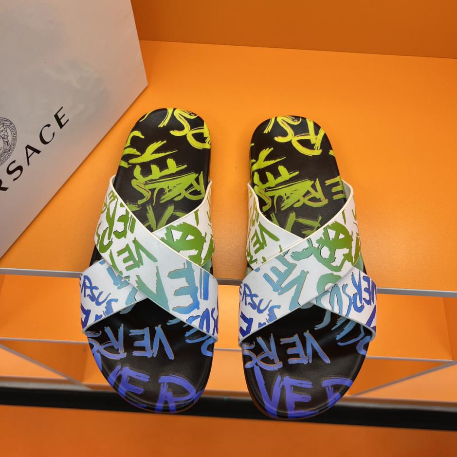 repliche,replica,perfette,siti di,affidabili,migliori siti,dove comprare,1:1,scarpe da ginnastica Ciabatte VERSACE primaverili ed estive da uomo