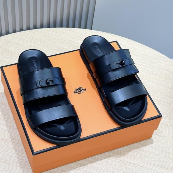 Sandali Hermes da uomo in pelle di vitello