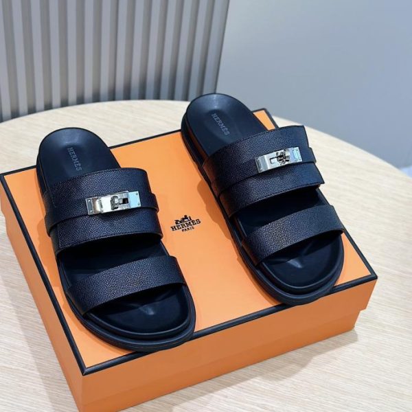 Sandali Hermes da uomo in pelle di vitello