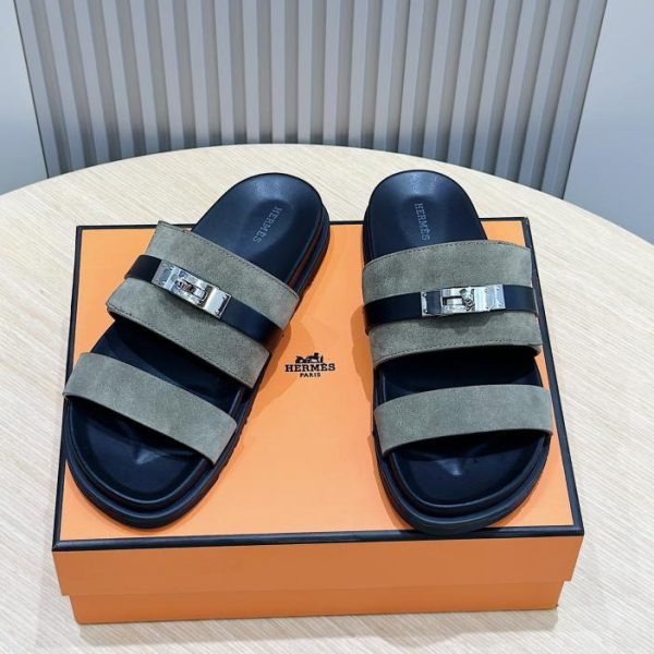 repliche,replica,perfette,siti di,affidabili,migliori siti,dove comprare,1:1,scarpe da ginnastica Sandali Hermes da uomo in pelle di vitello