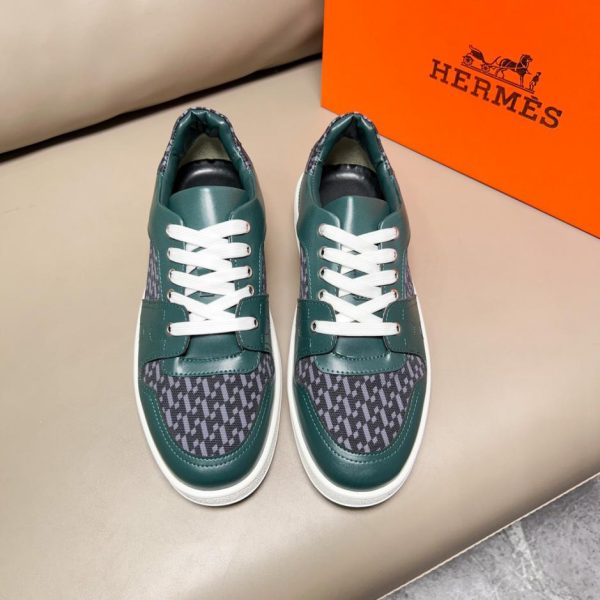 repliche,replica,perfette,siti di,affidabili,migliori siti,dove comprare,1:1,scarpe da ginnastica Sneaker Hermes in pelle primo fiore