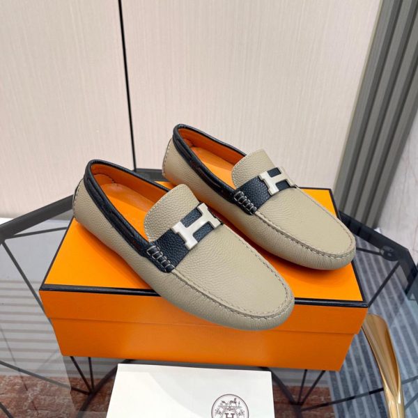 repliche,replica,perfette,siti di,affidabili,migliori siti,dove comprare,1:1,scarpe da ginnastica Scarpe classiche a fagioli di fascia alta di Hermes