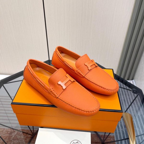 repliche,replica,perfette,siti di,affidabili,migliori siti,dove comprare,1:1,scarpe da ginnastica Scarpe classiche a fagioli di fascia alta di Hermes