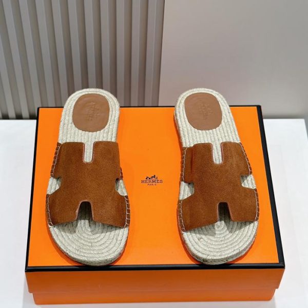 repliche,replica,perfette,siti di,affidabili,migliori siti,dove comprare,1:1,scarpe da ginnastica Pantofole in paglia Hermes Antigua