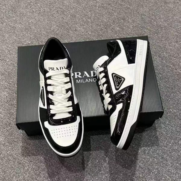 Scarpe da ginnastica da uomo in pelle Prada