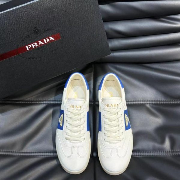 Scarpe da ginnastica da uomo in pelle Prada