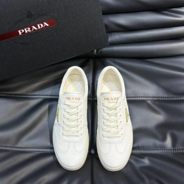 Scarpe da ginnastica da uomo in pelle Prada