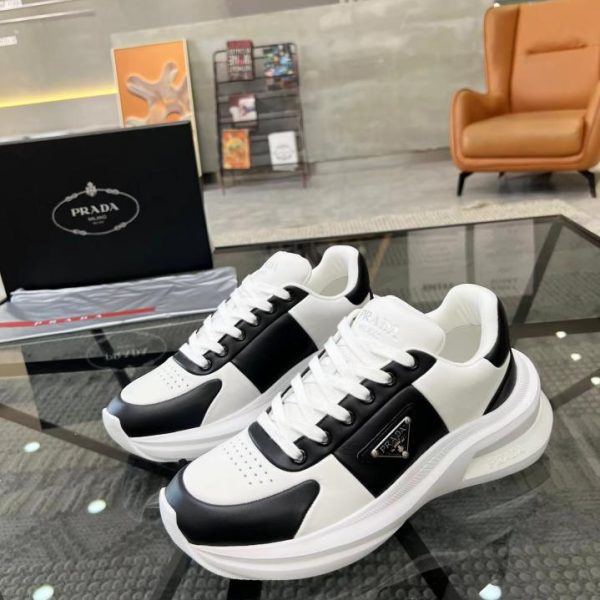 repliche,replica,perfette,siti di,affidabili,migliori siti,dove comprare,1:1,scarpe da ginnastica Scarpe da ginnastica da uomo in pelle Prada
