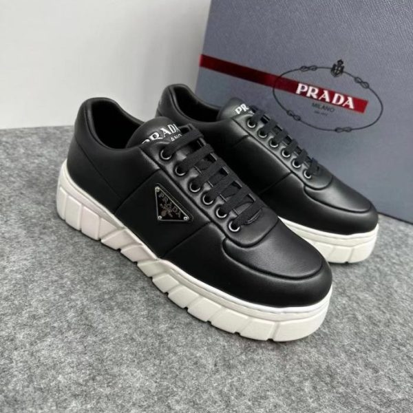 Scarpe da ginnastica da uomo in pelle Prada