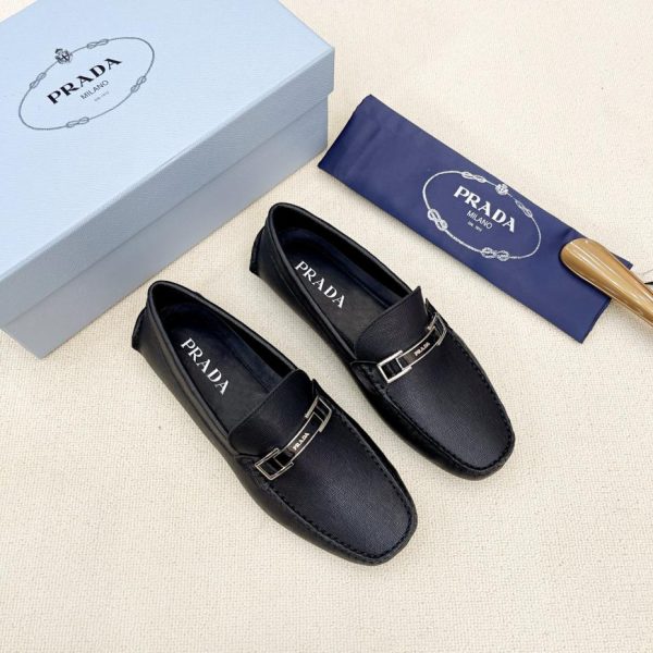 repliche,replica,perfette,siti di,affidabili,migliori siti,dove comprare,1:1,scarpe da ginnastica Mocassini PRADA in pelle Saffiano