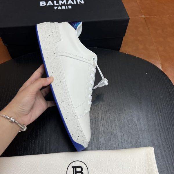 repliche,replica,perfette,siti di,affidabili,migliori siti,dove comprare,1:1,scarpe da ginnastica BALMAIN B-Skate sneakers in pelle bovina importata