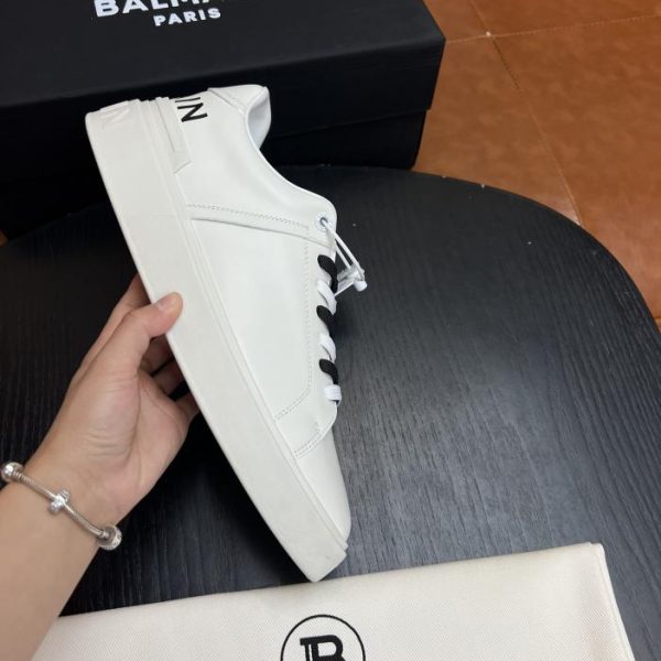 repliche,replica,perfette,siti di,affidabili,migliori siti,dove comprare,1:1,scarpe da ginnastica BALMAIN B-Skate sneakers in pelle bovina importata
