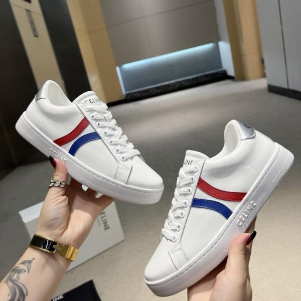 repliche,replica,perfette,siti di,affidabili,migliori siti,dove comprare,1:1,scarpe da ginnastica Sneaker stringate CELINE CT66 basse in pelle di vacchetta