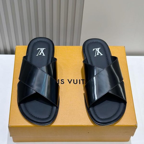Sandali da uomo con top in pelle LOUIS VUITTON