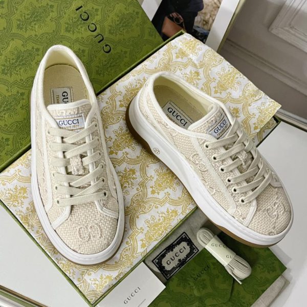 repliche,replica,perfette,siti di,affidabili,migliori siti,dove comprare,1:1,scarpe da ginnastica Versione top Scarpe di tela con suola spessa della serie Gucci1977