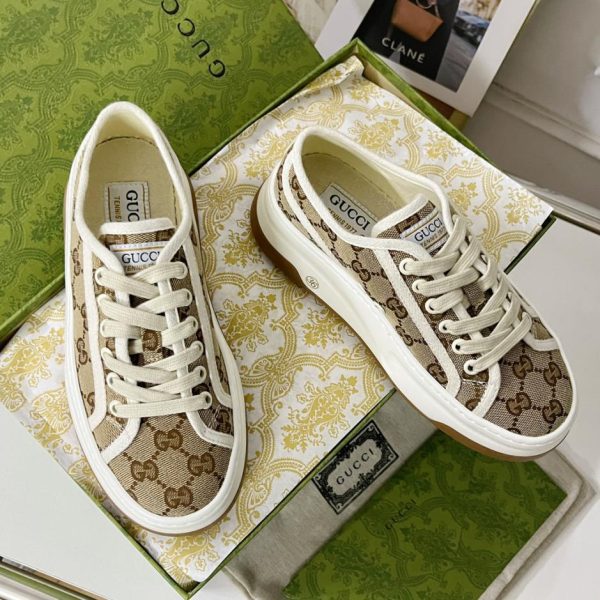 repliche,replica,perfette,siti di,affidabili,migliori siti,dove comprare,1:1,scarpe da ginnastica Versione top Scarpe di tela con suola spessa della serie Gucci1977