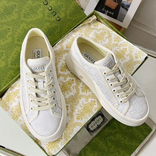 repliche,replica,perfette,siti di,affidabili,migliori siti,dove comprare,1:1,scarpe da ginnastica Versione top Scarpe di tela con suola spessa della serie Gucci1977