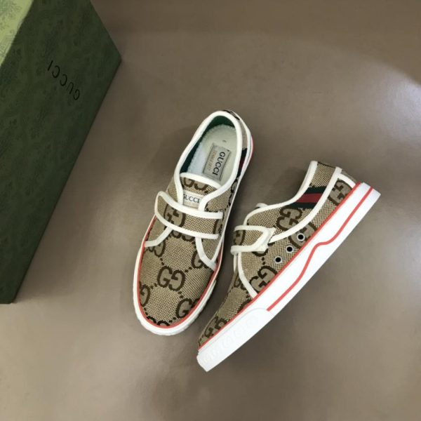 repliche,replica,perfette,siti di,affidabili,migliori siti,dove comprare,1:1,scarpe da ginnastica Coppia di scarpe in tela Gucci Tennis serie 1977