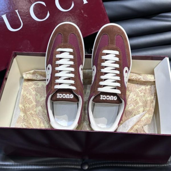 Sneakers vintage Gucc doppia G intrecciata