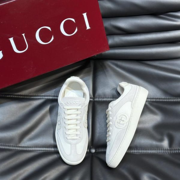 Sneakers vintage Gucc doppia G intrecciata