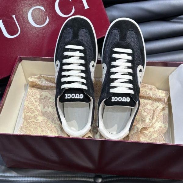 Sneakers vintage Gucc doppia G intrecciata