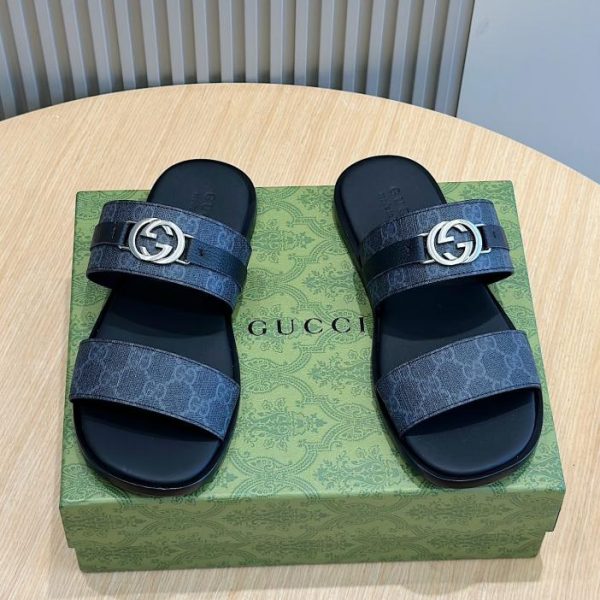 Sandali Doppia G Intrecciati Gucci Da Uomo