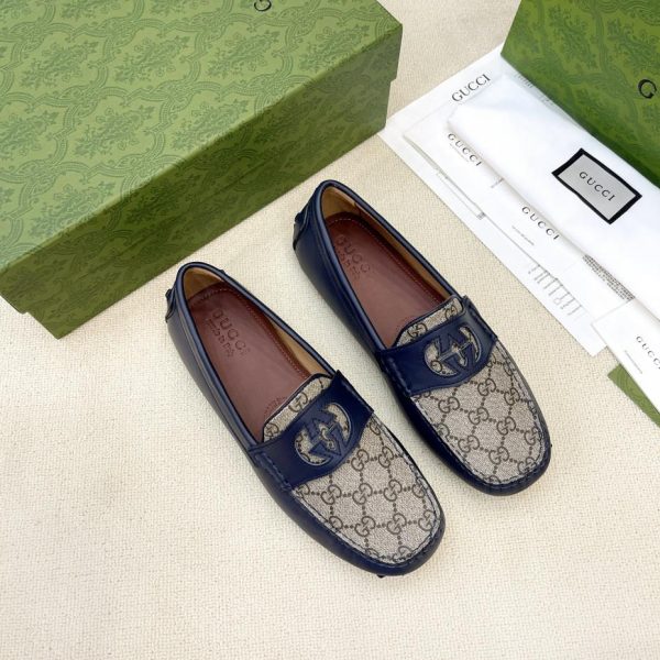 repliche,replica,perfette,siti di,affidabili,migliori siti,dove comprare,1:1,scarpe da ginnastica Mocassini da guida in pelle GUCCI
