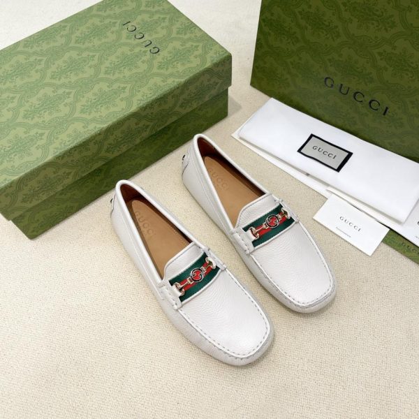 Mocassini da guida in pelle GUCCI
