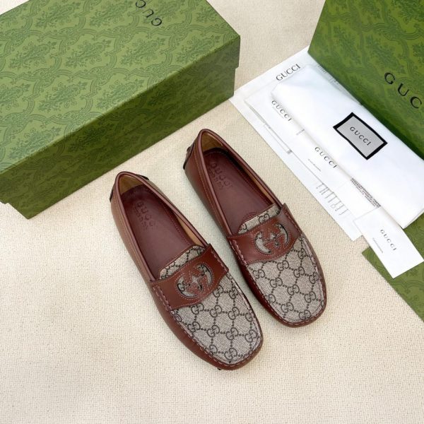 repliche,replica,perfette,siti di,affidabili,migliori siti,dove comprare,1:1,scarpe da ginnastica Mocassini da guida in pelle GUCCI