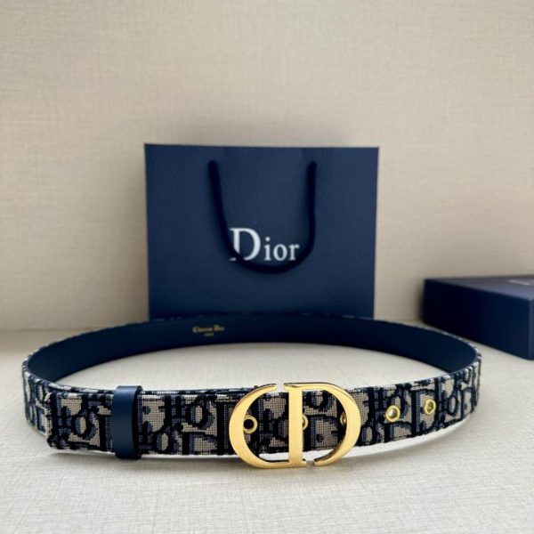 Tracolla da sella Dior larga 3,0 cm