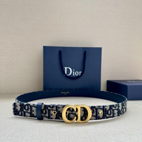 Tracolla da sella Dior larga 3,0 cm
