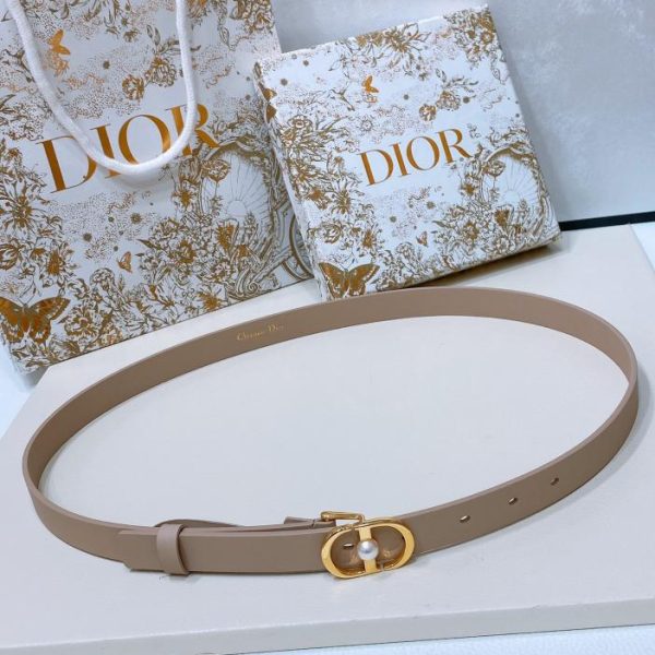 Cintura in pelle Dior Montaigne 2,0 cm