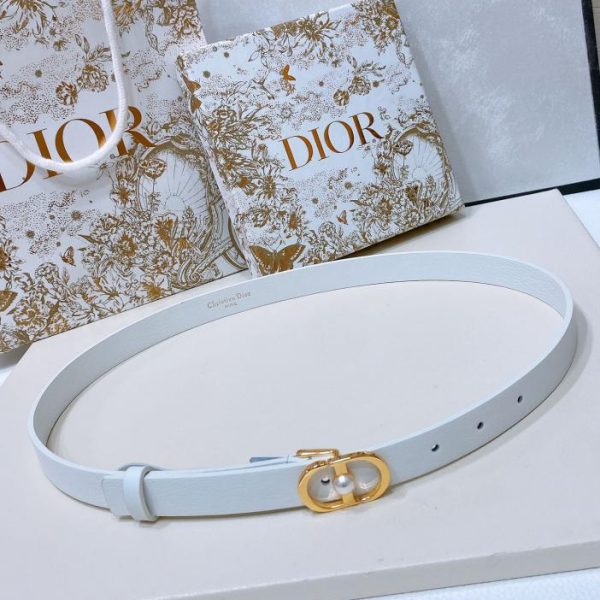 Cintura in pelle Dior Montaigne 2,0 cm