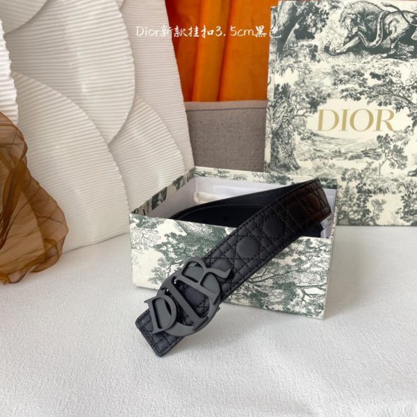 Plaid pressato classico Dior larghezza 3,5 cm