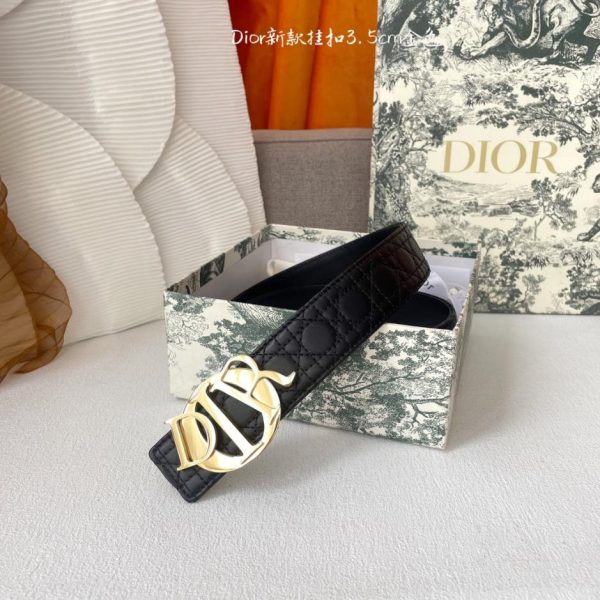 Plaid pressato classico Dior larghezza 3,5 cm