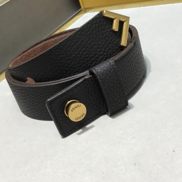 repliche,replica,perfette,siti di,affidabili,migliori siti,dove comprare,1:1,scarpe da ginnastica Cintura FENDl larga in pelle di vacchetta da 35 mm