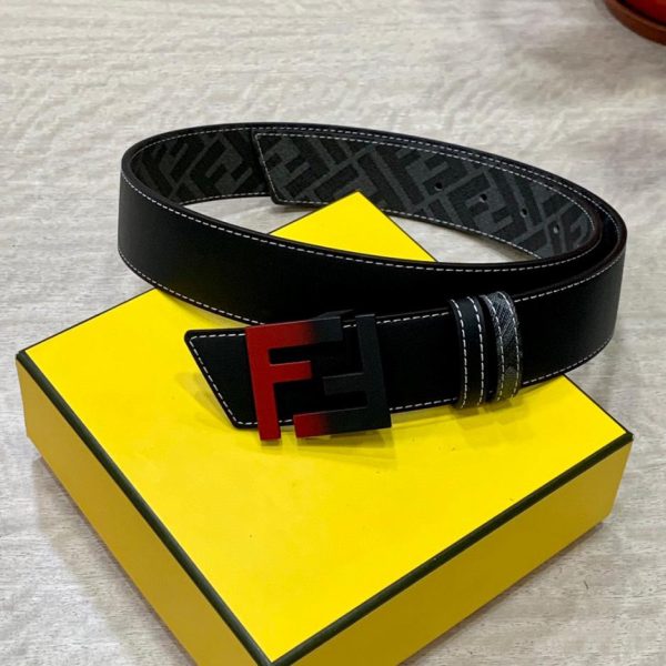 repliche,replica,perfette,siti di,affidabili,migliori siti,dove comprare,1:1,scarpe da ginnastica Cintura reversibile FENDI a doppio passante larga 4,0 cm