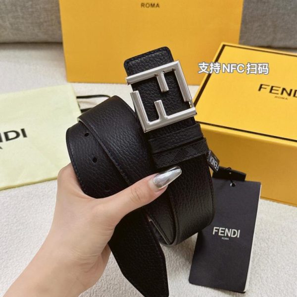 repliche,replica,perfette,siti di,affidabili,migliori siti,dove comprare,1:1,scarpe da ginnastica FENDI cintura doppia larghezza 4,0 cm
