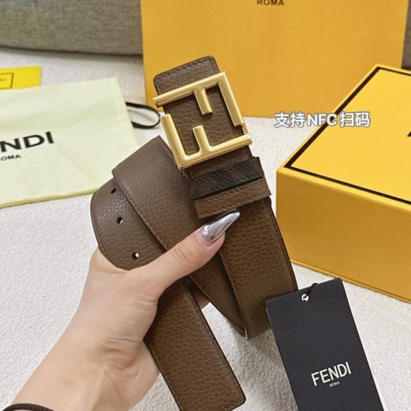 repliche,replica,perfette,siti di,affidabili,migliori siti,dove comprare,1:1,scarpe da ginnastica FENDI cintura doppia larghezza 4,0 cm